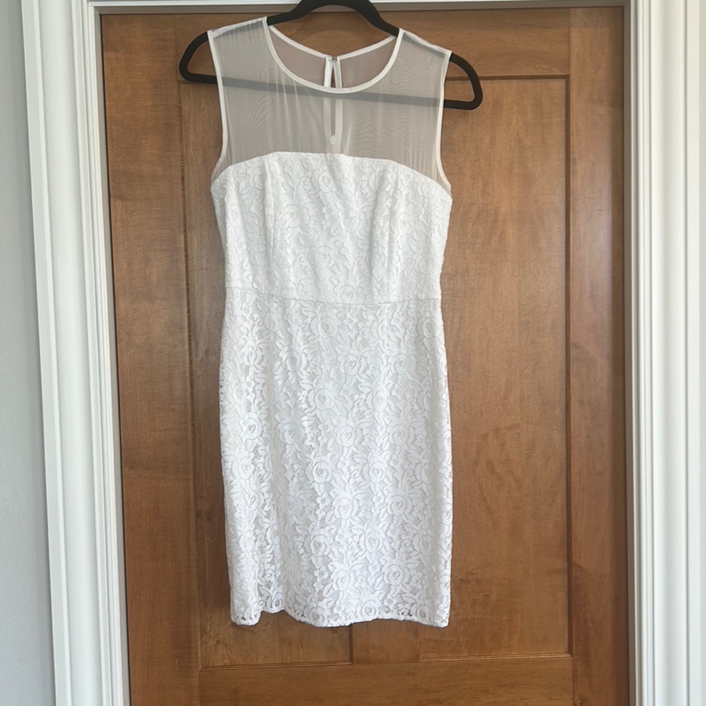White Lace Dvf Nisha Dress